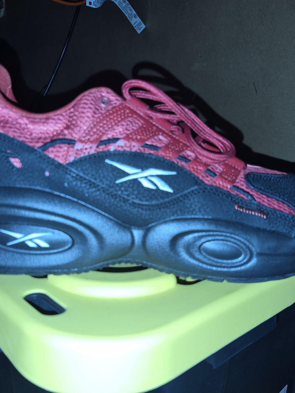 Reebok MENs' Red and Black Athletic Shoes